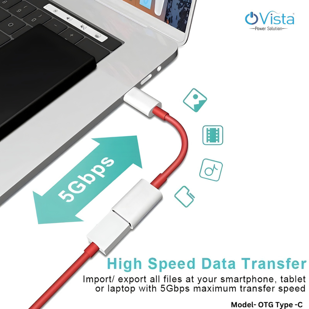 Ovista USB-C to USB Adapter - High-Speed Data Transfer Made Easy