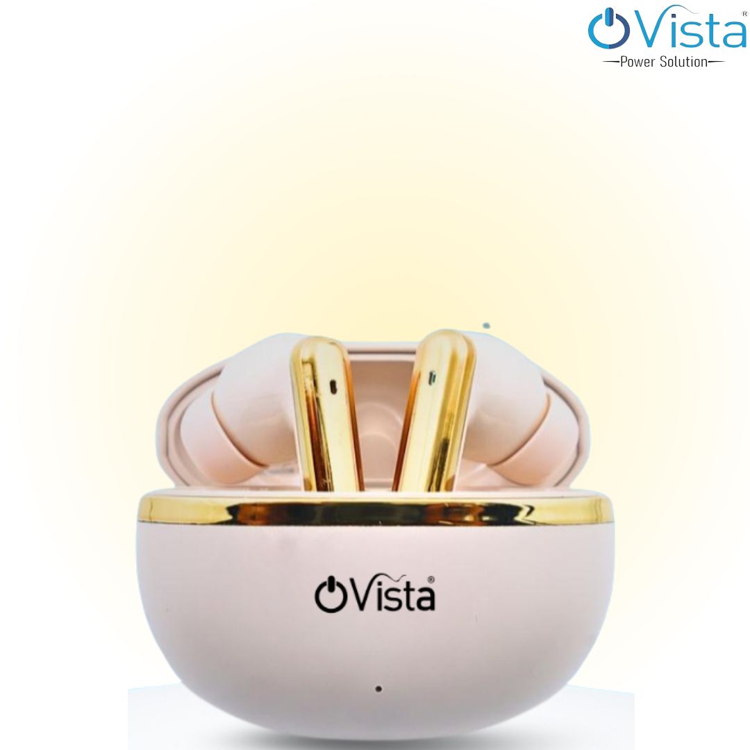 Ovista True Wireless Earbuds – 35h Playtime, ENC, Immersive Sound (Comet)