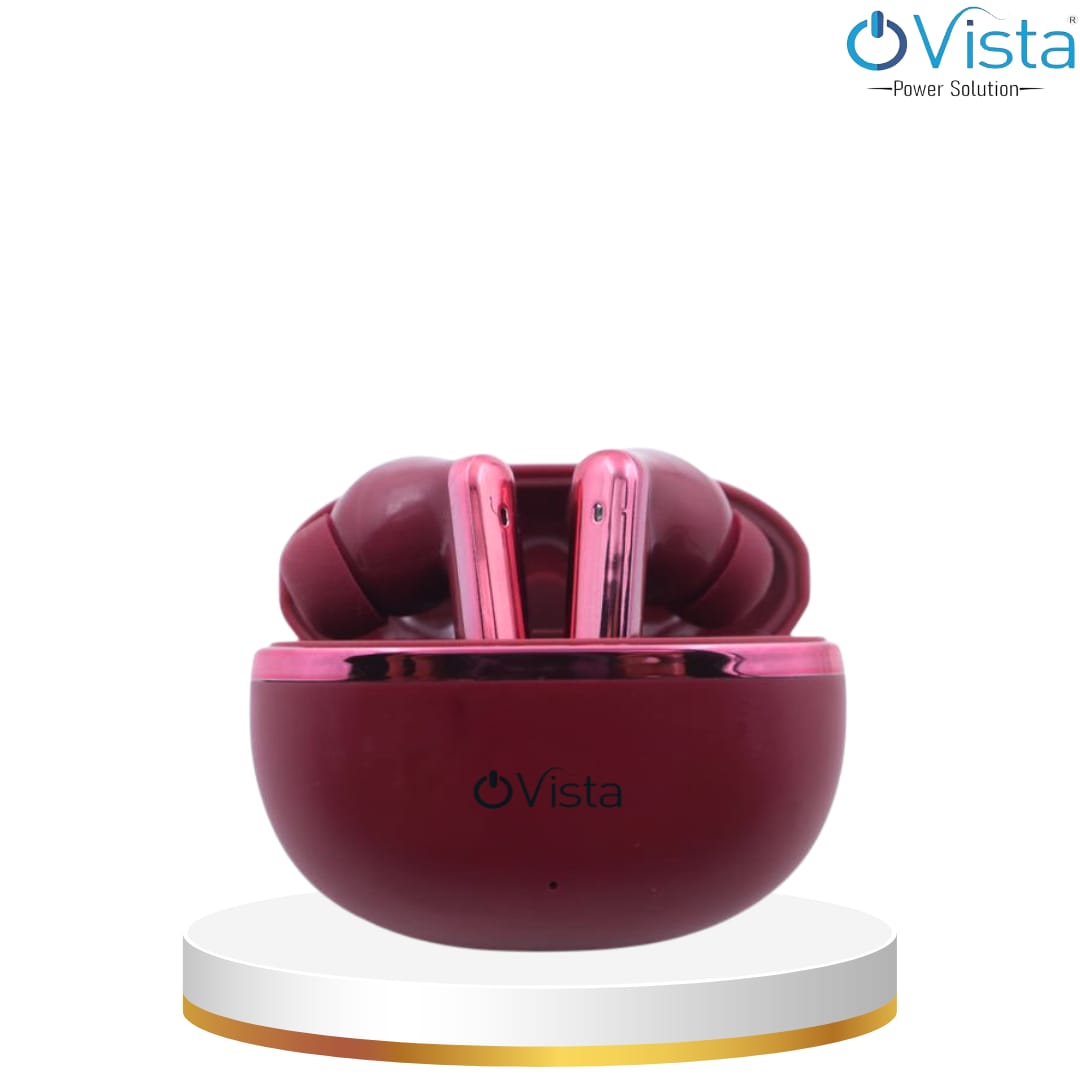 Ovista True Wireless Earbuds – 35h Playtime, ENC, Immersive Sound (Comet)