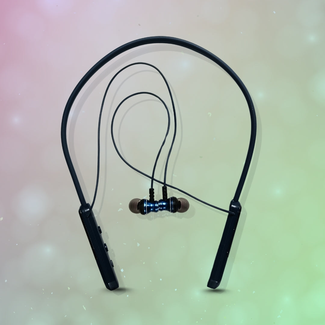 Ovista CRYSTAL Wireless Neckband | 60H Music Time | Type-C Fast Charging | HD Sound | Sports Fit