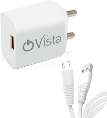 Ovista 2.8 amp charger with data cable with compatible to smartphone/tablet