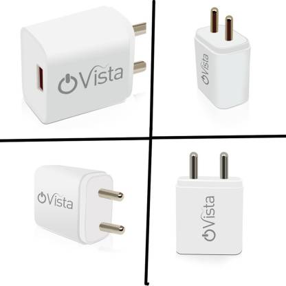 Ovista 2.8 amp charger with data cable with compatible to smartphone/tablet