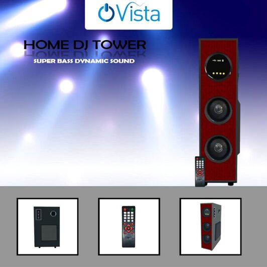 Ovista Jalwa Wireless Bluetooth Tower Speaker (Black)